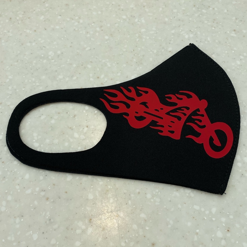 Face mask “ fire bike” 🔥 🏍